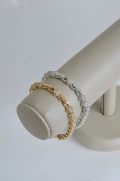 Pulseira Esfera Cravejada - comprar online