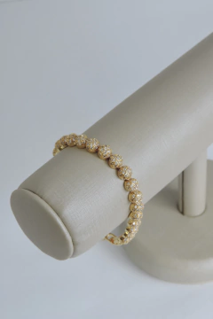 Pulseira Esfera Cravejada na internet