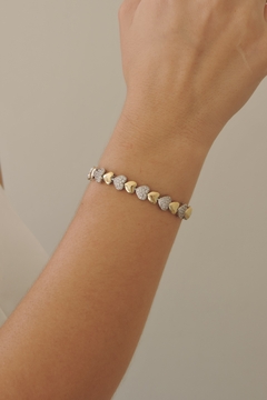 Pulseira Mista Coração