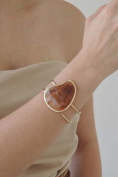 Bracelete Orgânico Esmaltado - comprar online