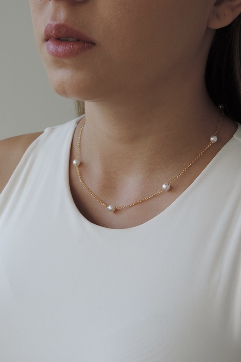 Chocker Pérola Espaçada