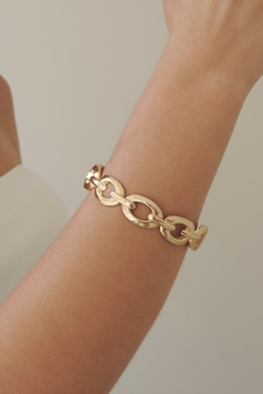 Bracelete Corrente Achatada