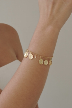 Pulseira Pingentes Medalhinhas