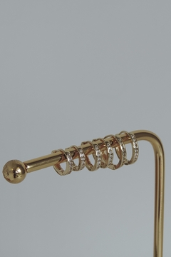 Argola Cravejada - comprar online