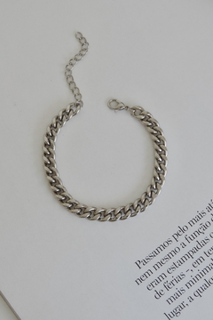 Pulseira Corrente Achatada P - Boug Acessórios