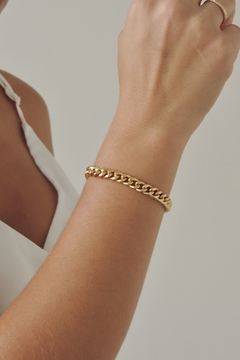 Pulseira Corrente Achatada P