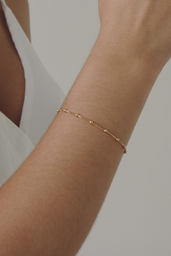 Pulseira Delicada Bolinha Espaçada
