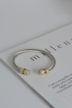 Bracelete Banho Misto Esfera - comprar online