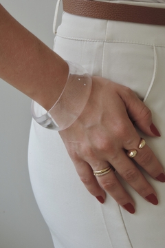 Bracelete Redondo Acrílico - comprar online
