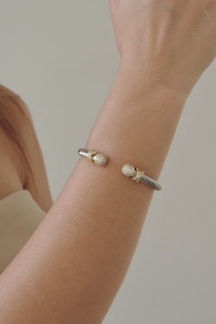 Bracelete Banho Misto Esfera