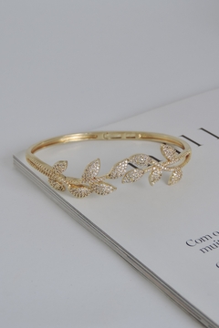 Bracelete Luxo Folha - comprar online