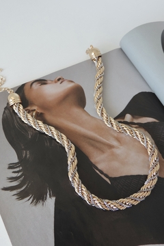 Chocker Cordão Baiano e Elo Veneziano Misto Max na internet