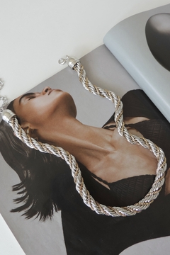 Chocker Cordão Baiano e Elo Veneziano Misto Max - Boug Acessórios