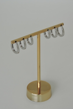 Argola Click Oval Lisa - Boug Acessórios