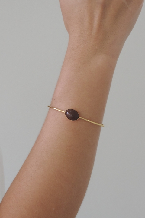 Bracelete Fio Pingente Oval - comprar online