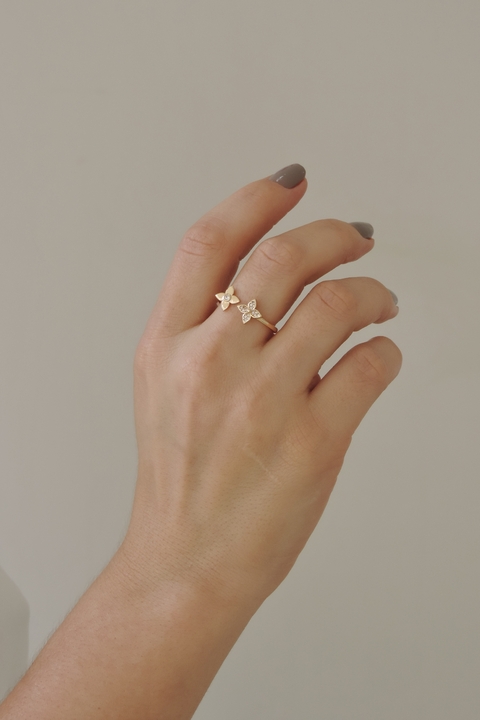 Anel Regulável Flor