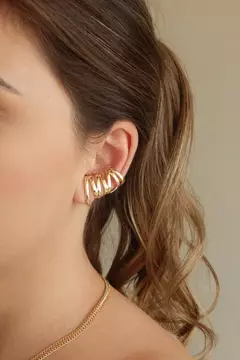 Brinco Earcuff Zig Zag Labirinto