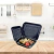 Asadera enlozada estampada con rejilla N°6 38x32x5 Jovifel - comprar online