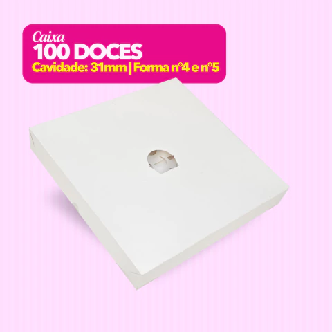 Caixa 100 Docinhos - KIT 5 UNIDADES - comprar online