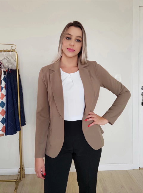 Blazer Marron Claro
