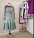 Vestido Midi Flor de Lis Verde
