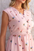 Vestido Midi Anne Agodão Bordado Rosa na internet