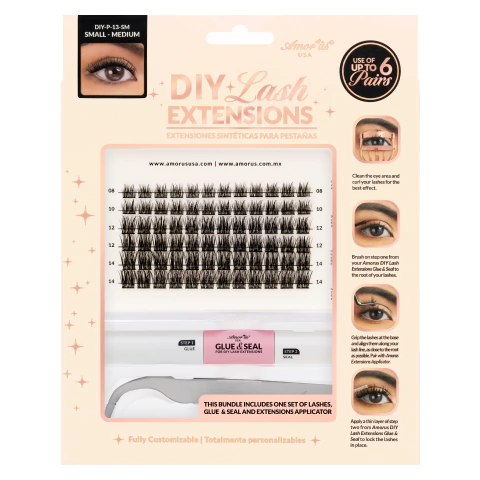 Kit de Extensiones de Pestañas Sinteticas "Diy" SM - Amor Us en internet