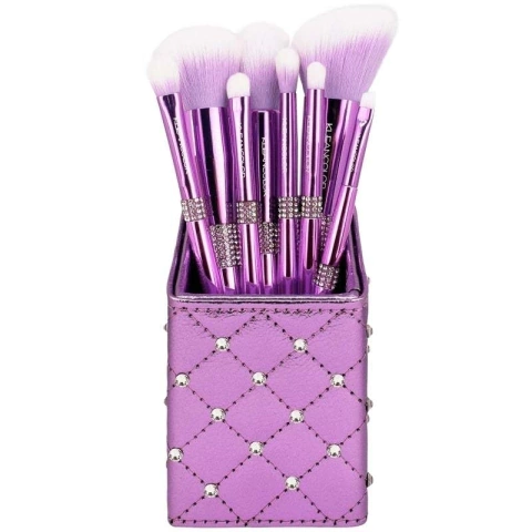 Set de 8 Brochas Twinkly Love Purple Kleancolor CBS8