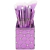 Set de 8 Brochas Twinkly Love Purple Kleancolor CBS8