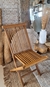 SILLA PLEGABLE DE TECA GENARO