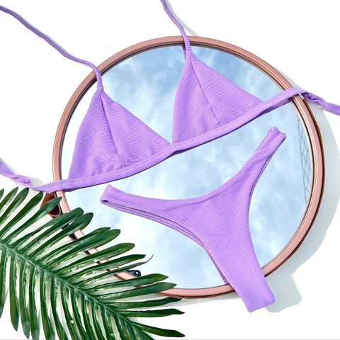 Conjunto Asa-Delta fio duplo Lilas