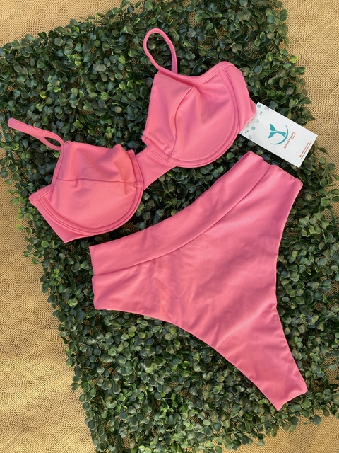 Biquíni Hot Pant Rosa Candy - comprar online