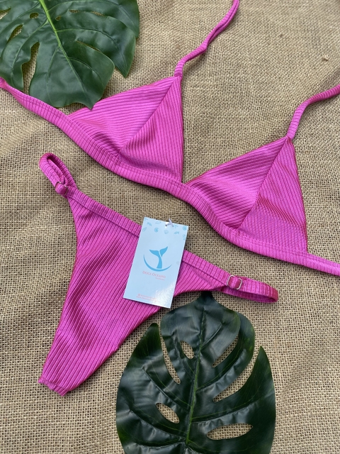 Biquini Basico Premium Pink Fio duplo c/regulagem