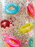 Pote rosa decorado donuts 1,5L - loja online