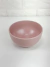 Bowl de Cerâmica Rosa Fosco