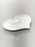 Petisqueira de Porcelana Coração Branca com Repartição - Bazar Vitória