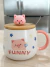 Caneca Porquinho com Tampa e Colher