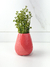 Vaso de Porcelana Texturizado com Planta artificial - Bazar Vitória