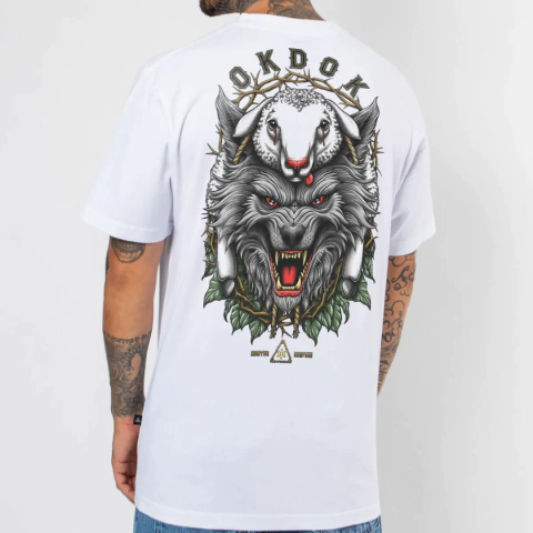 CAMISETA OKDOK SKATE WOLF AND SHEEP 1250217 - comprar online