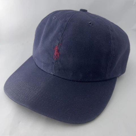 BONÉ POLO CAVALINHO RALPH LAUREN VINTAGE AZUL/VERMELHO