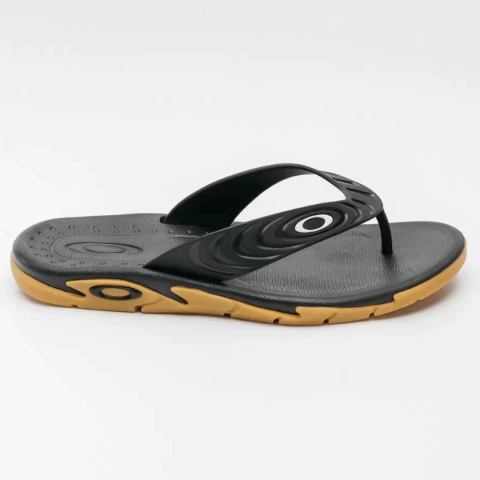 Chinelo Oakley Crowd Petro e Marrom FOF100503053