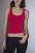 Musculosa Basic roja en internet