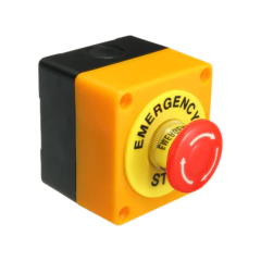 Botão de emergência com Caixa