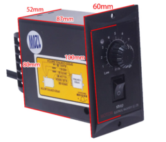 Motor redutor Reversível com Controlador de velocidade 220V 120W - OceanTech Automation