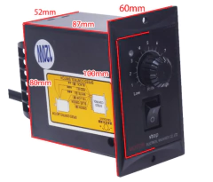 Motor redutor Reversível com Controlador de velocidade 220V 180W - OceanTech Automation