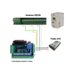 Kit Spindle 1.5 kw 2cv ER11 Mecânico - Refrigeração Mecânica - Referência: COD-1204 - OceanTech Automation