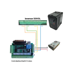 Kit Spindle 800w 1cv ER11 Líquido - Referência: COD- 11715 - OceanTech Automation