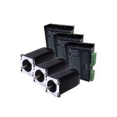 KIT Motor de Passo 3x NEMA 23 - 31Kgf + 3x Driver DM556