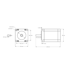 KIT Motor de Passo 3x NEMA 23 - 31Kgf + 3x Driver DM556 - loja online