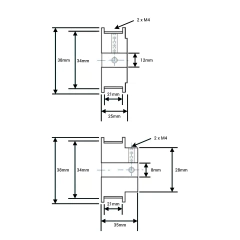 Kit Polias 22 Dentes Htd5 Com Correia Htd5 240 20mm - comprar online